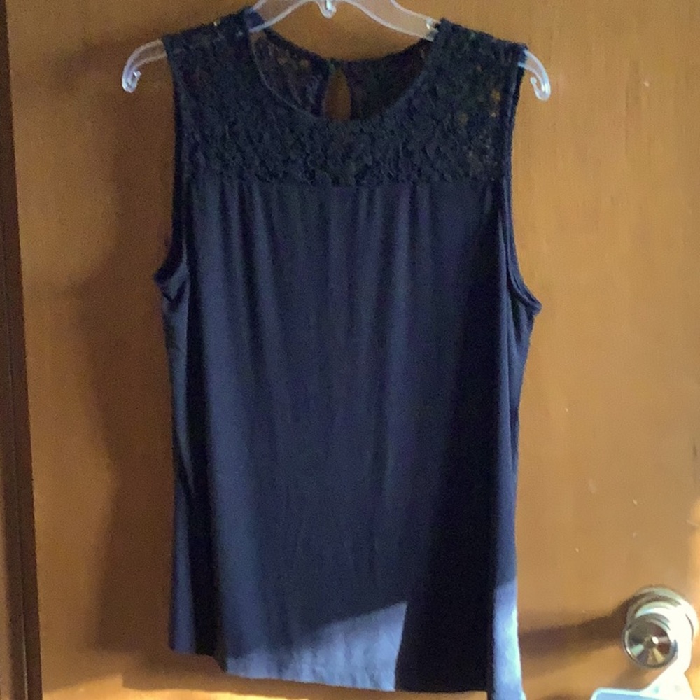 Elegant Black Sleeveless Top